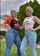 blondes outside clothed