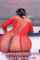 big ass white girl red bodystocking