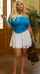 skirt blonde milf