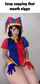 goth camgirl clown