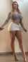 busty long legs blonde