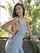 brunette overalls sideboob