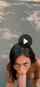 outdoor brunette blowjob