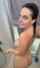 shower hot brunnete