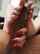footjob handjob red nails