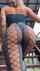 big ass blonde fishnet
