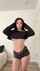 black hair egirl underboobs