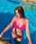 model bikini pool
