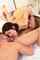 threesome brunette oral
