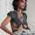 black latina tattoed