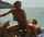 brunette beach riding