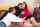 threesome pretty brunette