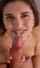 brunette hot blowjob