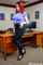 latex redhead desk