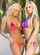bikinis blondes outside
