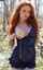 redhead cute outdoor