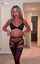 blonde hot black lingerie