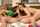 brunettes blowjob licking