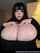 goth black hair big naturals
