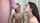 blowjob brunette threesome