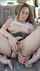 blonde hairy dildo