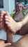pigtails glasses footjob