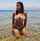 busty beach pretty