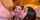 double blowjob brunette threesome