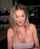 strapless top blonde long hair
