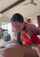 red dress deepthroat bondage