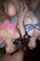 deepthroat blowjob threesome