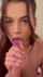 blowjob brunette swallow