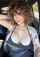 busty driving curly