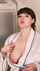 busty robe milf