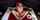 short hair red thong dining table