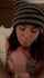 wavy hair striped beanie sloppy blowjob