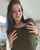 cum clothes brunette