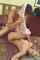blonde pounded floor