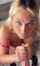green eyes pink lingerie handjob