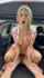 blonde riding reverse cowgirl