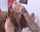 redhead slapping multiple men