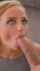 blonde blowjob green eyes
