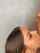 brunette ball licking big mouth