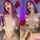 camgirl purple hair tattoo