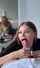 blowjob brunette licking