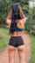 long hair athletic shorts