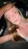 blonde blue eyes black