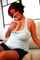 big tit read hair babe
