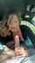 amateur blonde car