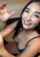 latina blue bra blowjob